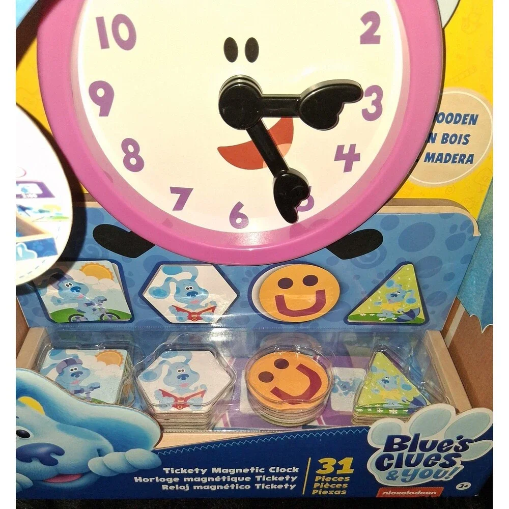 Melissa & Doug Magnetic Tickety Clock NEW
